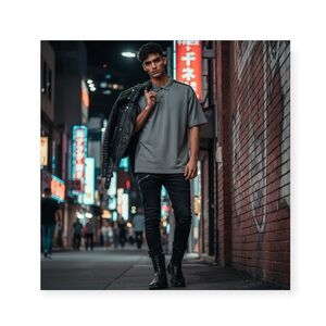 new Theory ★ Men’s Stinson O Current Pique Polo Shirt ★ Black Grey Check ★ XL ★